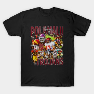 Troy Polamalu College Vintage Bootleg T-Shirt